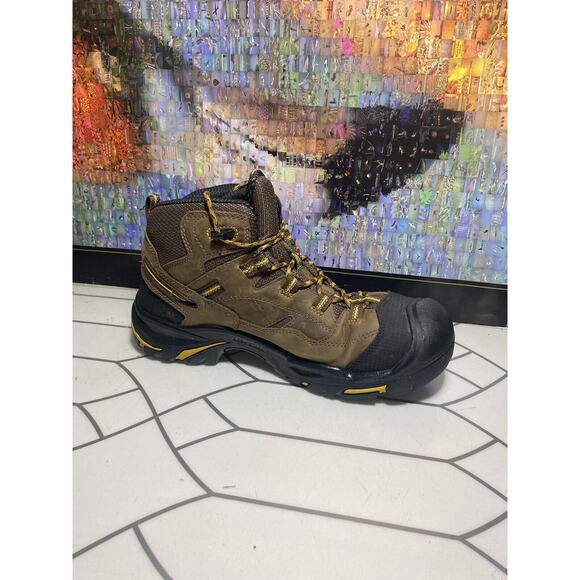 Keen Portland Oregon Brown Waterproof Hiking Men Boot Size 10.5 D - Picture 5 of 12